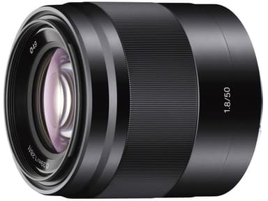 Sony SEL50F18 50 mm objektiivi (musta)