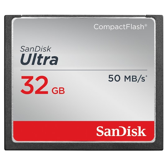 SanDisk Ultra Compact Flash 32 GB muistikortti