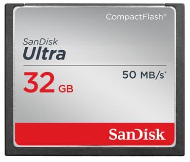 SanDisk Ultra Compact Flash 32 GB muistikortti
