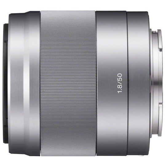 Sony SEL50F18 50 mm objektiivi (hopea)