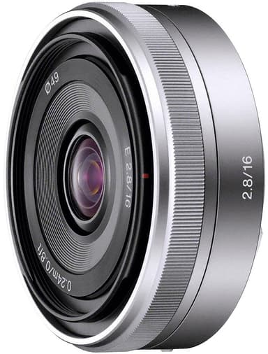 Sony 16mm f/2.8 E-tyypin objektiivi
