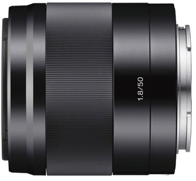 Sony SEL50F18 50 mm objektiivi (musta)