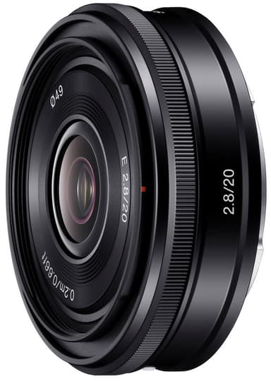 Sony SEL-20F28 20mm F2.8 objektiivi