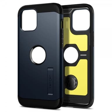 Spigen iPhone 12 Pro Max Suojakuori Tough Armor Metal Slate