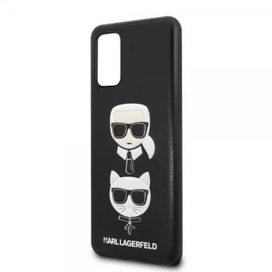 Karl Lagerfeld Samsung Galaxy S20 Plus Kuori Karl & Choupette Musta