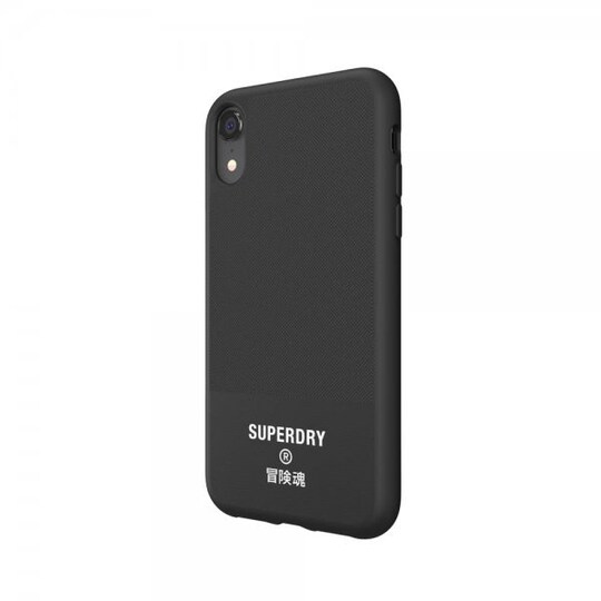 Superdry iPhone Xr Suojakuori Moulded Case Canvas Musta