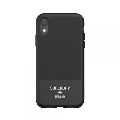 Superdry iPhone Xr Suojakuori Moulded Case Canvas Musta