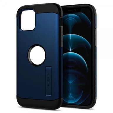 Spigen iPhone 12/iPhone 12 Pro Suojakuori Tough Armor Navy Blue
