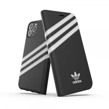 iPhone 11 Pro Suojakotelo OR Booklet Case Musta Valkoinen