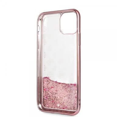 Guess iPhone 11 Pro Max Kuori Kimallus Cover Ruusukulta