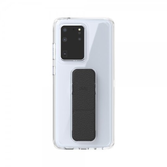 Clckr Samsung Galaxy S20 Ultra Suojakuori GripCase Clear Musta