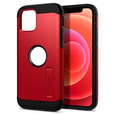 Spigen iPhone 12 Mini Suojakuori Tough Armor Punainen