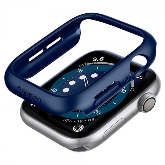 Spigen Apple Watch 40mm Suojakuori Thin Fit Metallic Blue