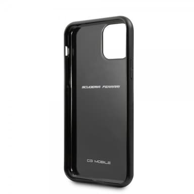 Ferrari iPhone 11 Pro Suojakuori Hiilikuiturakenne Musta