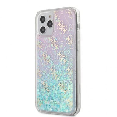 Guess iPhone 12 Pro Max Suojakuori Liquid Glitter Iridescent
