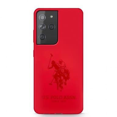 U.S. Polo Samsung Galaxy S21 Ultra Kuori Logolla Punainen