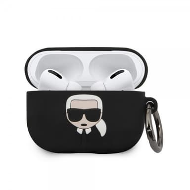 Karl Lagerfeld AirPods Pro Kuori Iconic Cover Musta