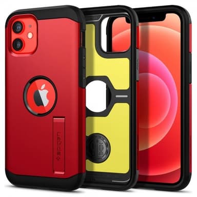 Spigen iPhone 12 Mini Suojakuori Tough Armor Punainen