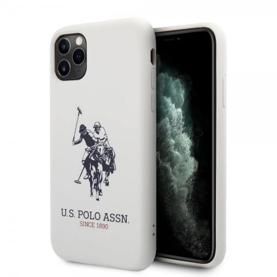 U.S. Polo iPhone 11 Pro Kuori Big Logo Valkoinen
