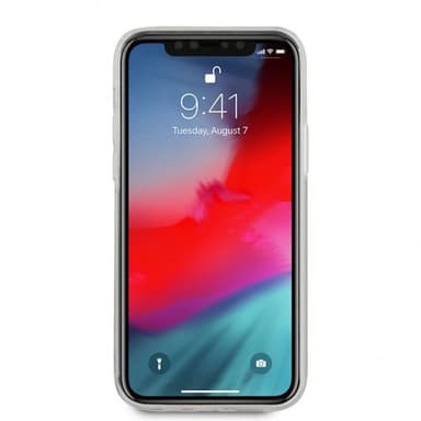 Guess iPhone 12/iPhone 12 Pro Suojakuori Denim Triangle Sininen