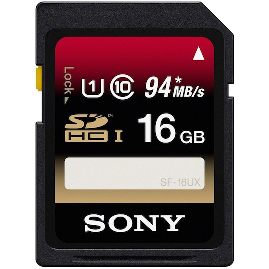 Sony SDHC 94MB CL10 muistikortti 16 GB