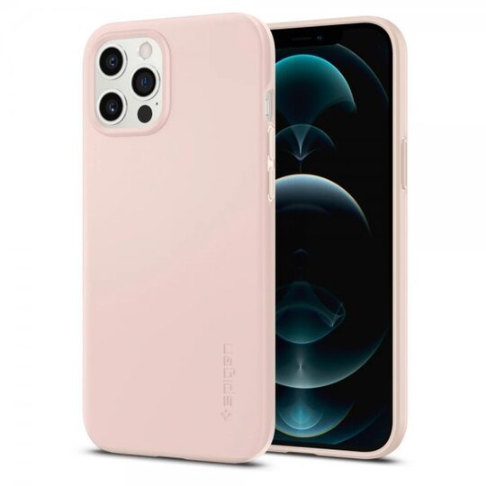 iPhone 12 Pro Max Suojakuori Thin Fit Pink Sand