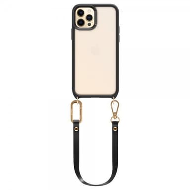 iPhone 12/iPhone 12 Pro Suojakuori Classic Charm Musta