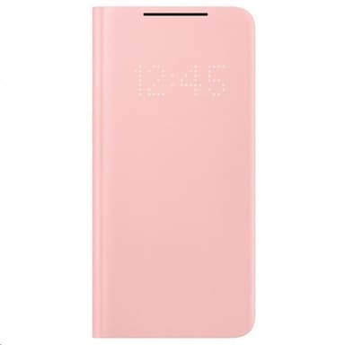 Samsung Original Galaxy S21 Plus Kotelo LED View Cover Vaaleanpunainen