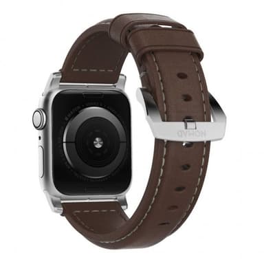 NOMAD Apple Watch 42/44mm/Apple Watch Ultra Ranneke Traditional Strap Hopea/Rustic Brown