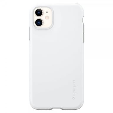 Spigen iPhone 11 Suojakuori Thin Fit Valkoinen