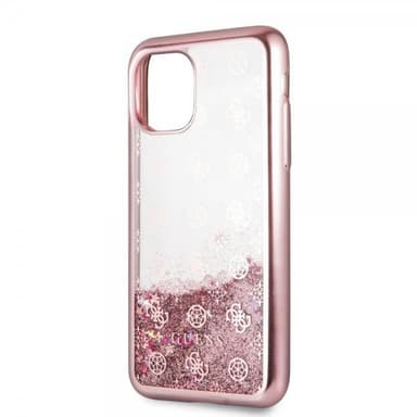 Guess iPhone 11 Pro Max Kuori Kimallus Cover Ruusukulta