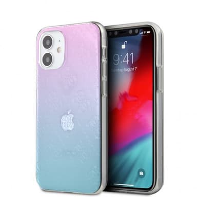 Guess iPhone 12 Mini Suojakuori 3D Raised Sininen