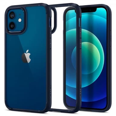 Spigen iPhone 12/iPhone 12 Pro Suojakuori Ultra Hybrid Navy Blue