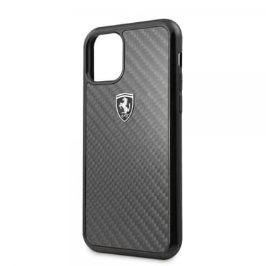 Ferrari iPhone 11 Pro Suojakuori Hiilikuiturakenne Musta