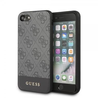 Guess iPhone 7/8/SE Suojakuori Stripe Cover Harmaa