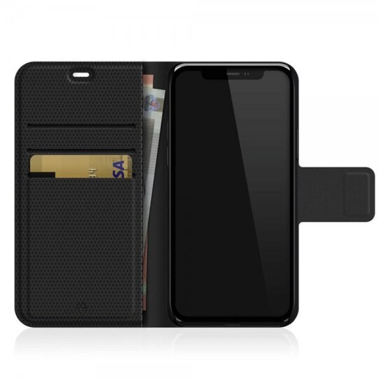 Black Rock iPhone 7/8/SE Kotelo 2 in 1 Wallet Case Musta