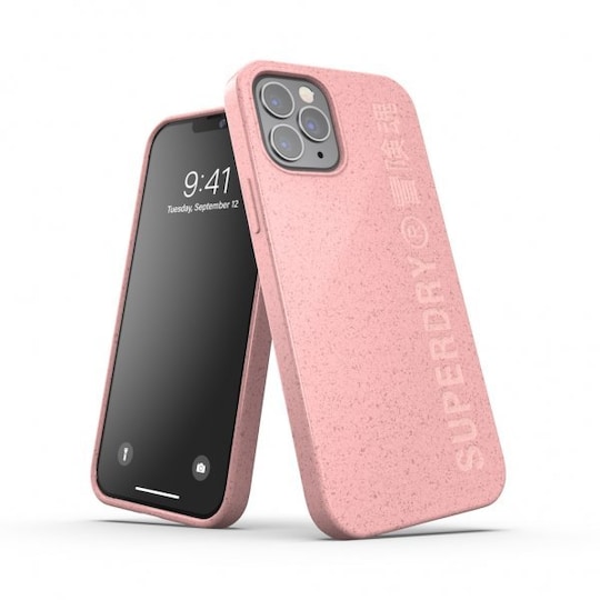 Superdry iPhone 12/iPhone 12 Pro Suojakuori Snap Case Compostable Materials Rose Pink