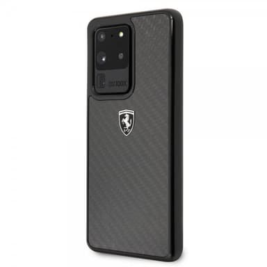Ferrari Samsung Galaxy S20 Ultra Kuori Hiilikuiturakenne Musta