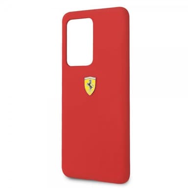 Ferrari Samsung Galaxy S20 Ultra Suojakuori Logolla Punainen