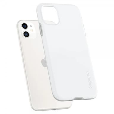 Spigen iPhone 11 Suojakuori Thin Fit Valkoinen