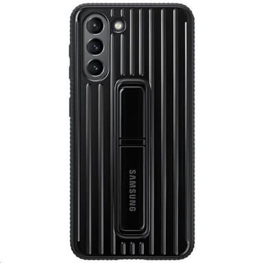Samsung Original Galaxy S21 Plus Kuori Protective Standing Cover Musta