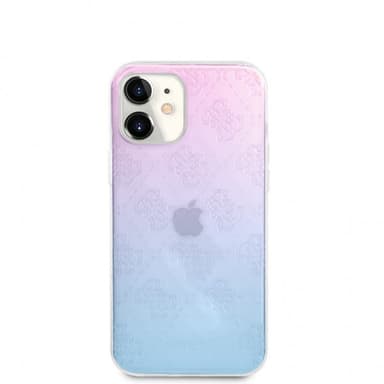 Guess iPhone 12 Mini Suojakuori 3D Raised Sininen