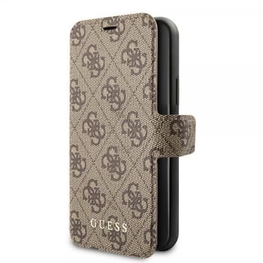 Guess iPhone 11 Kotelo Monogram Ruskea