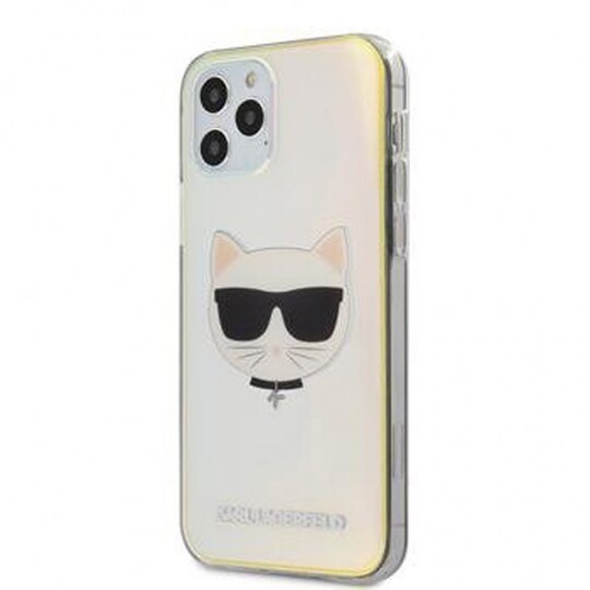 Karl Lagerfeld iPhone 12 Pro Max Suojakuori Choupette Iridescent