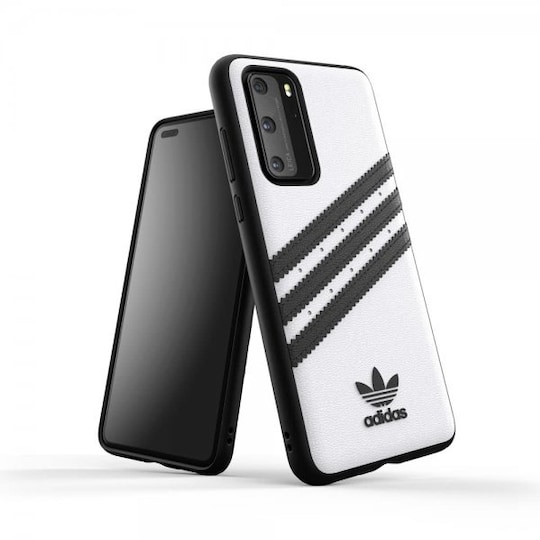 Adidas Huawei P40 Kuori OR 3ripes Snap Case Valkoinen Musta