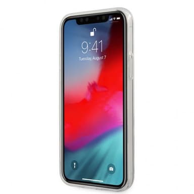 Guess iPhone 12/iPhone 12 Pro Suojakuori Denim Triangle Sininen