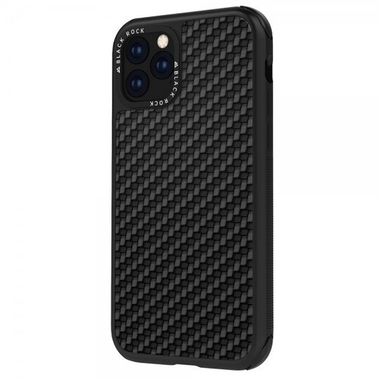iPhone 11 Pro Kuori Robust Case Real Carbon Musta