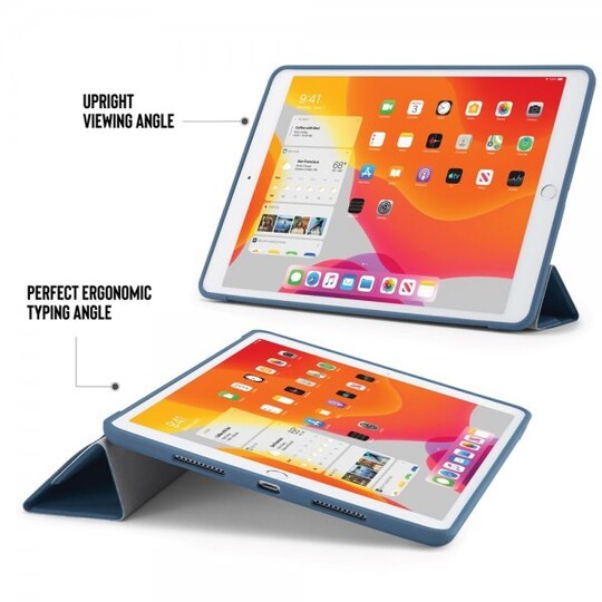 Pipetto iPad 10.2 Kotelo Origami Sininen