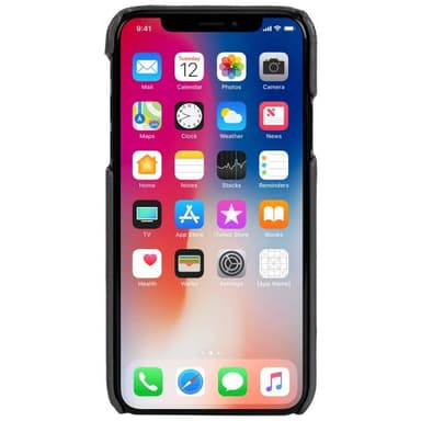 Krusell Sunne Korttitasku Suojakuori till iPhone Xs Max Musta