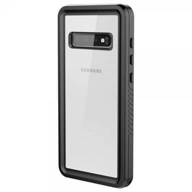 Black Rock Samsung Galaxy S10 Kuori 360° Hero Case Musta Läpinäkyvä